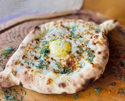 Хачапури в стиле по-Аджарски Библейская Лодочка